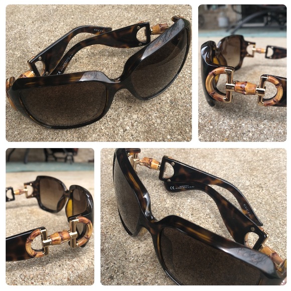 GUCCI Tortoise Brown Horsebit Sunglasses GG 2969/S